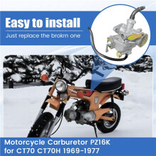 Kit de Carburador PZ16K para Motocicleta para CT70 CT70H Trail Bike 1969-1977 CT 70 KO K1 K3 Carb HY02036