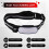 Fanny Pack Running Light Rechargeable 5 Modes Running Lights with Rear Red Light Waterproof Flashlight for Night Safety 1