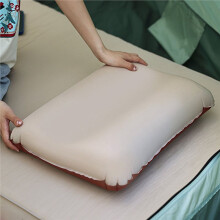 Outdoor Camping Inflatable Pillow 3D Sponge Portable Travel Neck Sleeping Silent Self Air Pillow