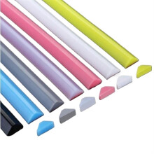 Shower Water Barrier Strip 90cm Blue Silicone Bathroom Water Stopper with SelfAdhesive Waterproof Seal