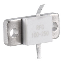 2X 250Watts 100Ohms RESISTOR Flange MOUNT 250 WATT 100 OHMS Beryllium Oxide RFR 100-250