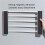Space-Saving Magnetic Shelf Foldable Laundry Room Organizer Magnetic Folding Storage Rack for Washing Machine White 4