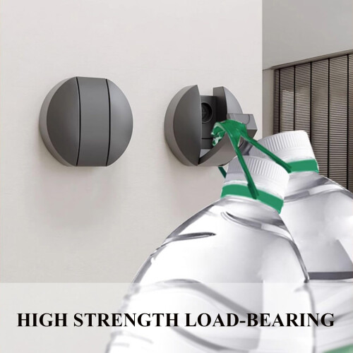 Wall Mounted Folding Hook Aluminum Coat Rack Silver Foldable SpaceSaving Hanger for Bathroom Kitchen 2