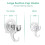 8X Large Transparent Reusable Heavy Duty Vacuum Suction Cup Hook 7