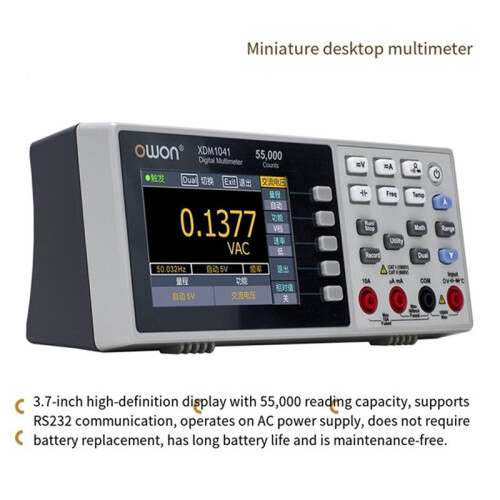 OWON XDM1041 4 1/2 Digital Meter Portable Bench LCD True RMS EU PLUG 1