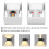 Motion Sensor Wall Lamp: Modern Aluminum Acrylic Sconce for Indoor Lighting White 6