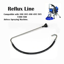 3X Akcesoria do Bezpowietrznego Rozpylacza Farby Reflux do 390 395 490 Tongshan T300 500 Bezpowietrzna Maszyna do Natryskiwania Natryskowego