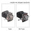Cilindro, Pistão e Virabrequim Do Motor 38MM para Motosserras MS170 MS180 018 5