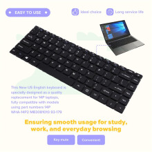 Klawiatura (US English) do Laptopa dla INSYS 14P WHA-14P2 MB3081010 93-179 Standardowa Klawiatura Zamienna do Laptopa dla INSYS 14P2