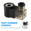 24V 3-Poliger Magnetventil-Spulenstecker 6306024 für HydraForce-Impulsventile 5
