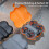 for  NEO 2 Storage Box Anti-Collision Scratch-Resistant Butterfly Protective Box Hard Shell Carrying Case Orange 4