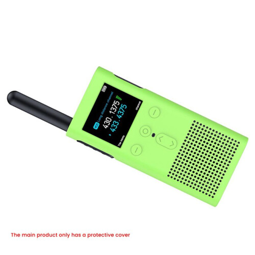 2X for  Walkie Talkie 2S Protective Case Silicone Cover Interphone Protective Shell Anti-Drop Accessories,Green 1