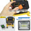100W LED Outdoor Floodlight, Rechargeable, Adjustable Brightness for Camping 3