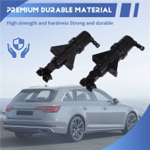 2PCS Headlight Washer Nozzle 4B0955101 4B0955102 Front Headlamp Washer Nozzle for A4 B5(8D) 1995-2001