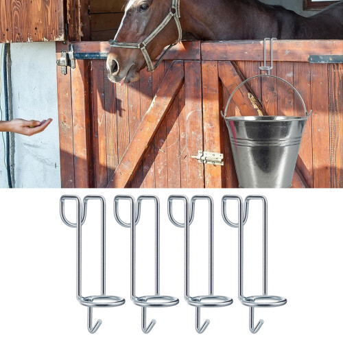 Portable Horse Bucket Hook Convenient Stall Accessory-3 pieces 2