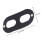 3Pcs Black Pet Traction Strap Durable Harness Pulling Rope for Lizards 2