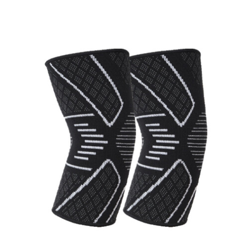Adjustable Elastic Elbow Brace Breathable Nylon Texture-Black M 1