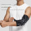 Adjustable Elastic Elbow Brace Breathable Nylon Texture-Black M 7