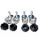 4PCS Air Suspension Compressor Pump Bracket Support Spring Repair Kit 4M0616005E for  Q7 4M A8D5 6
