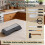 Dual-Grit Diamond Sharpening Stone, 400/1000 Grit with Non-Slip Base for Precision Blade Sharpening 3