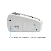 UV Fake Notes Detector V30  Portable Handy Money Checker Machine for Cash and Banknote Paper Currency US Plug