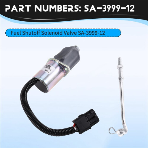 SA-3999-12 12V Fuel Shutoff Solenoid Valve for    Engine 1