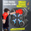 Music Boxing Machine with , LED Lights, Adjustable Height, Wall Mounted for Home Gym 4