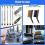 50Pcs 3D Printer Tool Kit for FDM/SLA Printers, Includes Nozzle Cleaning Kit,Scraper,Tool, Files, Brushes Kit with Case 4