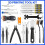 50Pcs 3D Printer Tool Kit for FDM/SLA Printers, Includes Nozzle Cleaning Kit,Scraper,Tool, Files, Brushes Kit with Case 6