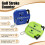 6 Pcs  Stroke Counters   Counters,   Shot Clicker Counters with Dial Reset & Keychain(6 Colors) 3