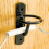 Rustproof Stable Hanging Hook Wall Mounted Feed-Black 2 pieces 5