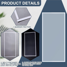 Film de Protection en Polyester pour Lentille de Cabine de Sablage, 22 X 10 Pouces, Lot de 6