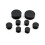 Motorcycle Accessories Frame Cap Frame Hole Cover Caps Plug Frame for Voge DS800X Rally 800DS Rally  800 X 5