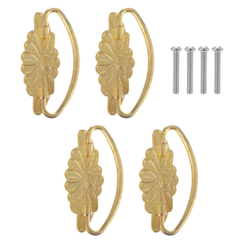 4Pcs Vintage Iron Dresser Knobs Multi-Functional Cabinet Pull Handles