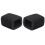 2Pcs Black Sponge Mic Covers Thickened Microphone Protectors for Ktv 1