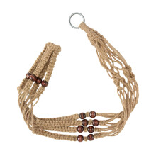 Woven Basket Flower Pot Holder Hanging Plant Extenders Rope
