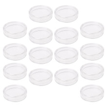 Reachise 20 Clear Plastic Coin Holders For Collection