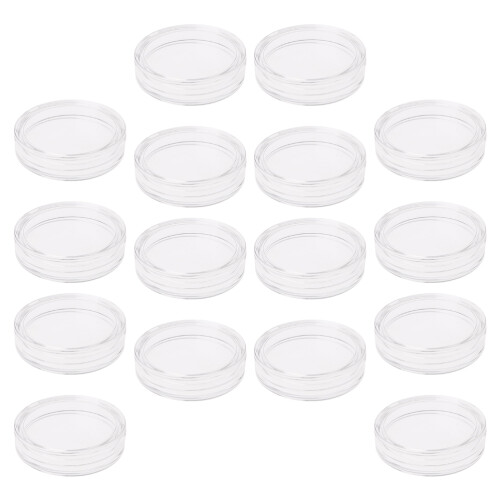Reachise 20 Clear Plastic Coin Holders For Collection