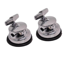 Heavy Duty Drum Leg Mount Clamp Set for Floor Tom, Easy Installation Dual Piece Bracket, Stable Support