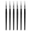 6Pcs Black Silicone Makeup Set Eye Shadow Lip Mask Brushes Reusable 1