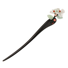 Vintage Hair Stick Blackwood Decorative Floral Hairpins for Women