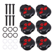 6Pcs Premium Black Guitar Tuning Pegs Metal Bass String Machine Heads