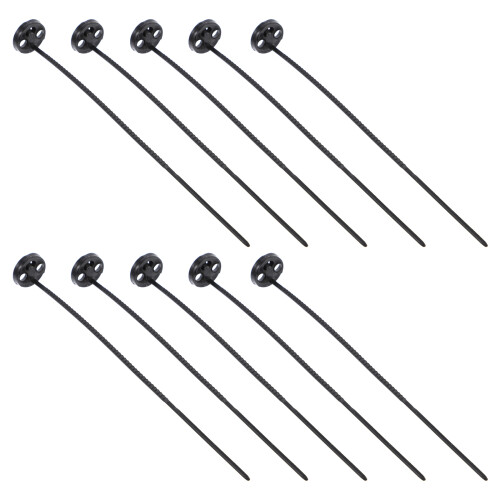 Sew On Snaps Black Plastic 10pcs Simple Design 3.5x0.4x0.4in