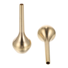2Pcs Mini Brass Decorative Vases Copper Desktop Ornaments
