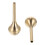2Pcs Mini Brass Decorative Vases Copper Desktop Ornaments 1
