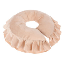 1Pc Cotton Face Support Pillow Light Brown for Spa and Massage Use