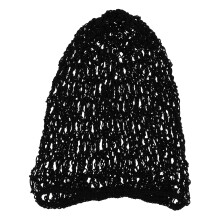 3Pcs Black Mesh Crochet Lady Hair Net Practical Polyester Cap