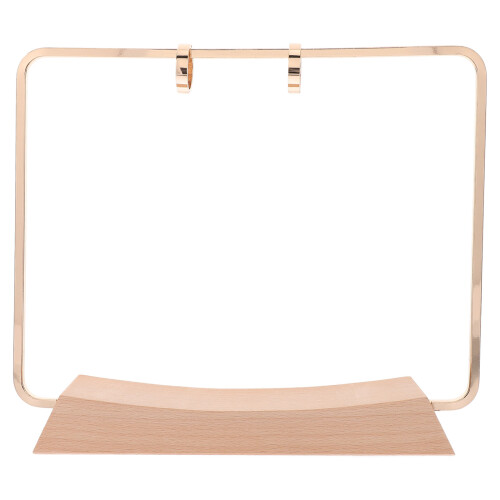 1Set Porta Calendario Tavolo in Ferro E Legno Per Ufficio E Casa