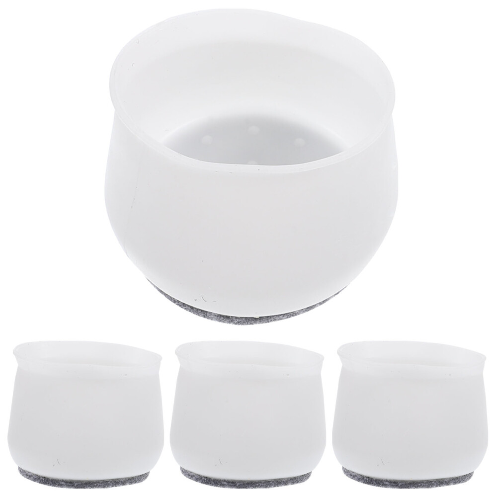 4Pcs Furniture Foot Pads Felt Prevents Home Use 3742672018873