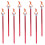 Raindrops  8 Pcs Adjustable Portable Tent Pegs Easy To Operate Nail 1